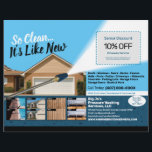 Druk op de Sjabloon Halfpaginablaire brochmachine Flyer<br><div class="desc">Pas dit ontwerp van professionele sjabloon voor het wassen van de oogdruk aan en pas dit aan op de behoeften van uw bedrijf/bedrijf. Deze sjabloon voor het wassen van de druk geeft afbeeldingen weer van voor en na het wassen van de druk. Voeg uw logo toe voor een efficiënter merkgebruik....</div>