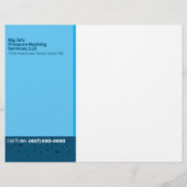 Druk op de Sjabloon Halfpaginablaire brochmachine Flyer (Achterkant)