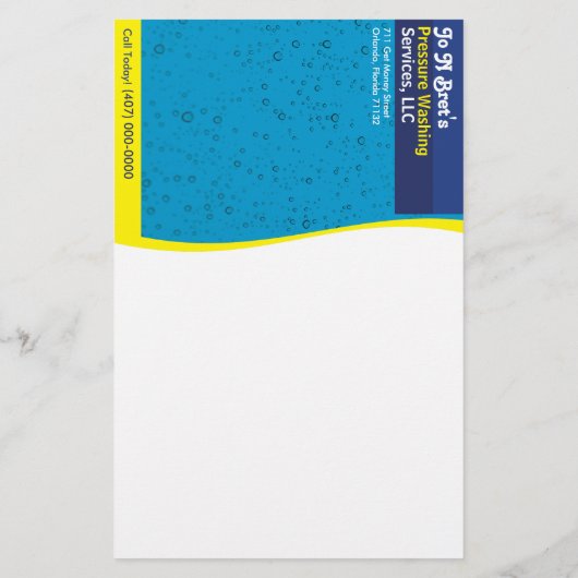 Druk op de Sjabloon Halfpaginablaire brochmachine Flyer (Achterkant)