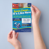 Druk op de Sjabloon Halfpaginablaire brochmachine Flyer (Hand)