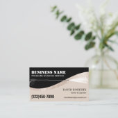 Druk op de wasmachine Professionele reiniging Visitekaartje (Staand voorkant)