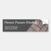 Druk op de wasmachine voor het reinigen van de weg bumpersticker (Voorkant)