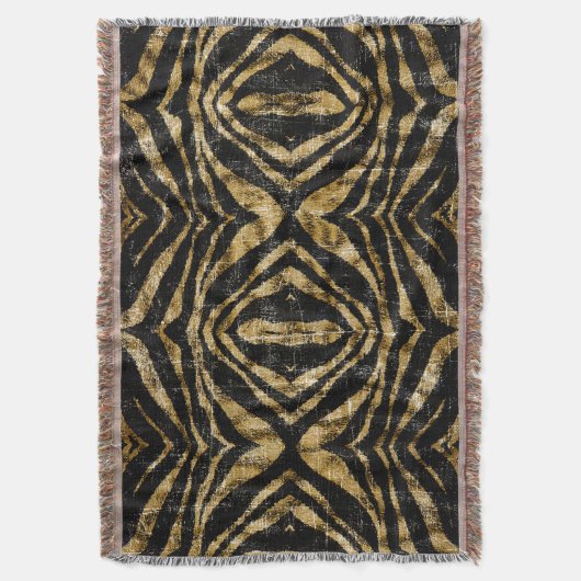  druk op de Zebra Deken (Voorkant Verticaal)