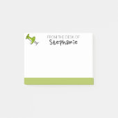Druk op het bureau van de aangepaste naam op de dr post-it® notes (Voorkant)