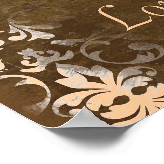 druk op het Poster Dream Quote (Hoek)