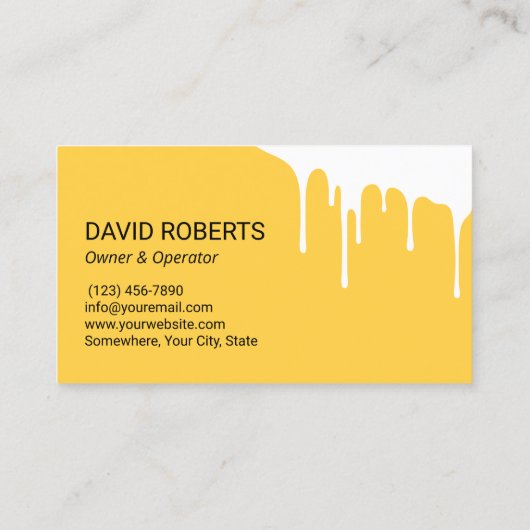 Druk op het wassen van Gold Professional Visitekaartje (Achterkant)