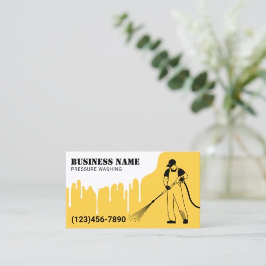 Druk op het wassen van Gold Professional Visitekaartje (Staand voorkant)