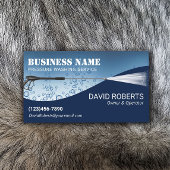 Druk op het wassen van water De wasmachine reinige Visitekaartje