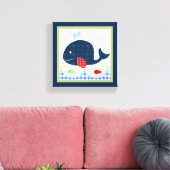 Druk op Jackson/Whale/Fish Canvas Afdruk (Insitu (Woonkamer))