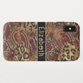 Druk op Leopard en Paisley Pattern om deze aan te  Case-Mate iPhone Case (Achterkant (horizontaal))