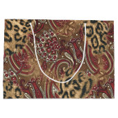 Druk op Leopard en Paisley Pattern om deze aan te Groot Cadeauzakje (Achterkant)