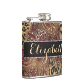 Druk op Leopard en Paisley Pattern om deze aan te Heupfles (Rechts)