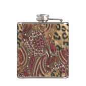 Druk op Leopard en Paisley Pattern om deze aan te Heupfles (Achterkant)