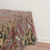 Druk op Leopard en Paisley Pattern Tafelkleed (Voorbeeld)