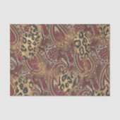 Druk op Leopard en Paisley Pattern Tissuepapier (Voorkant)