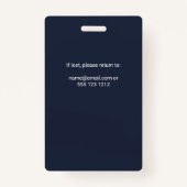 Druk op Logo Photo Professional Badge (Achterkant)