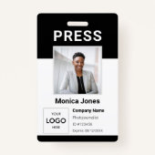 Druk op Logo Photo Professional Badge (Voorkant)
