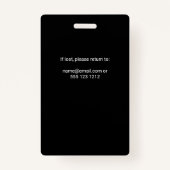 Druk op Logo Photo Professional Badge (Achterkant)