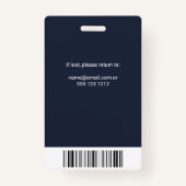 Druk op Logo Photo Professional Badge (Achterkant)