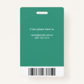 Druk op Logo Photo Professional Badge (Achterkant)