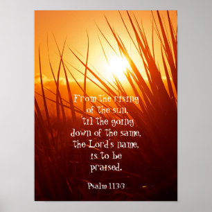 Druk op Lord Sunrise Poster Print