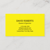 Druk op Mini Power Washer House Cleaning Visitekaartje (Achterkant)