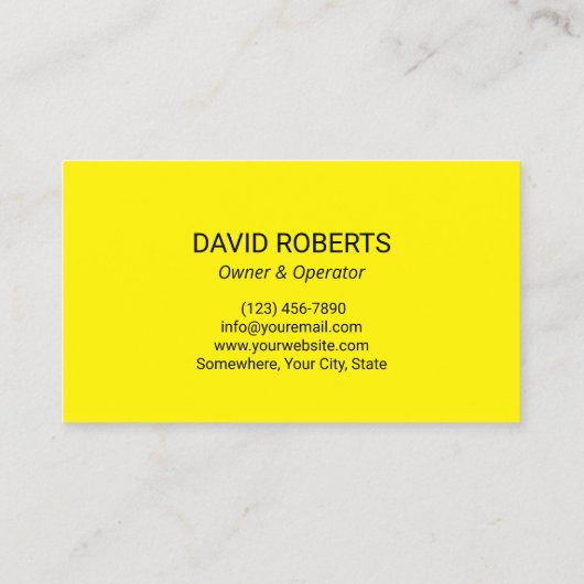 Druk op Mini Power Washer House Cleaning Visitekaartje (Achterkant)