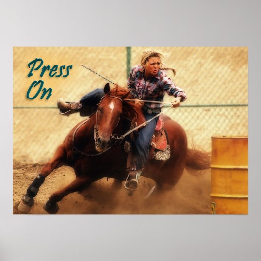 Druk op Motivatie Poster (Voorkant)