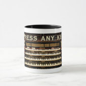 Druk op om het even welke belangrijke orgaanmok mok (Midden)