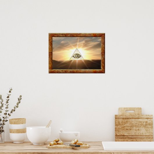 Druk op Oogst of Providence Print (Keuken)