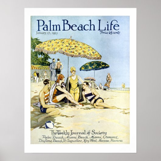 Druk op Palm Beach Life #3 Poster (Voorkant)