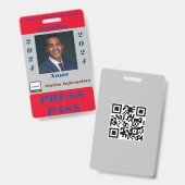 Druk op Pass Badge (Voor- en achterkant)