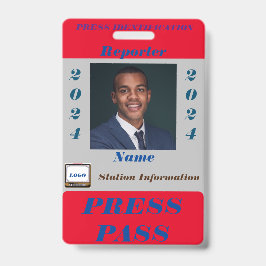 Druk op Pass Badge