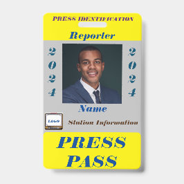 Druk op Pass Badge