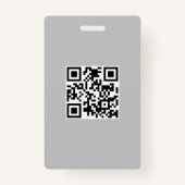 Druk op Pass Badge (Achterkant)