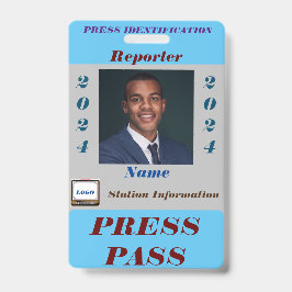Druk op Pass Badge
