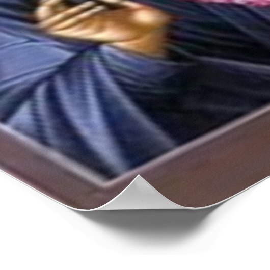 Druk op Saint Damien Poster (Hoek)