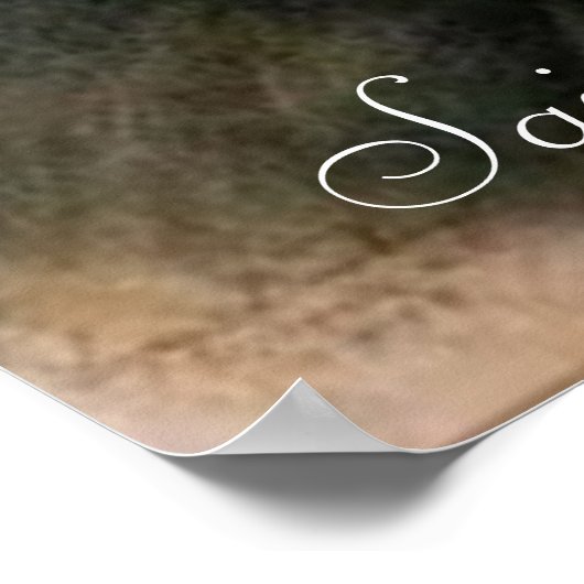 Druk op Saint Damien Poster (Hoek)