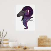 Druk op Starlight Aries Poster (Keuken)