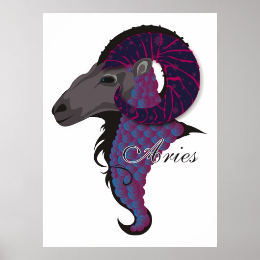 Druk op Starlight Aries Poster (Voorkant)