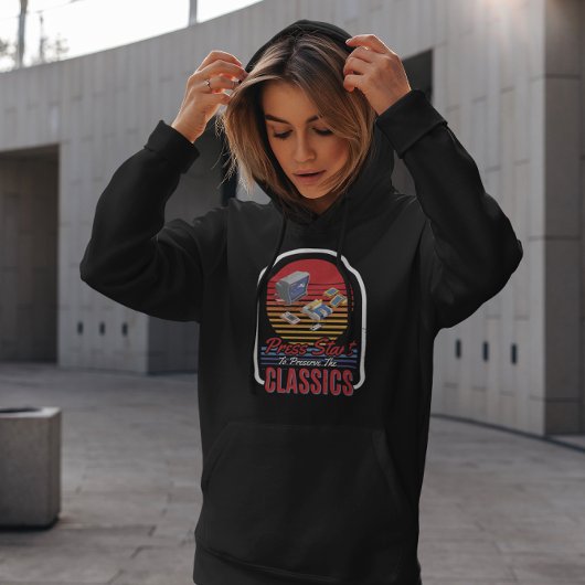 Druk op Start om de klassiekers te behouden - Vide Hoodie