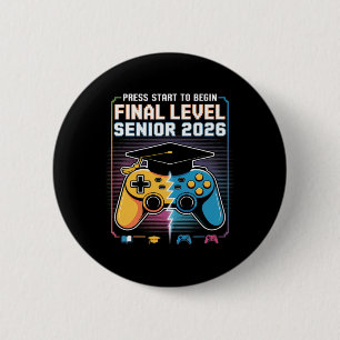 Druk op Start om het laatste niveau te beginnen Se Ronde Button 5,7 Cm