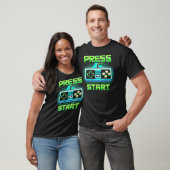 Druk op Start T-shirt (Unisex)
