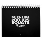 Druk op UPS Pull UPS Squats Repo! Kalender (Hoes)