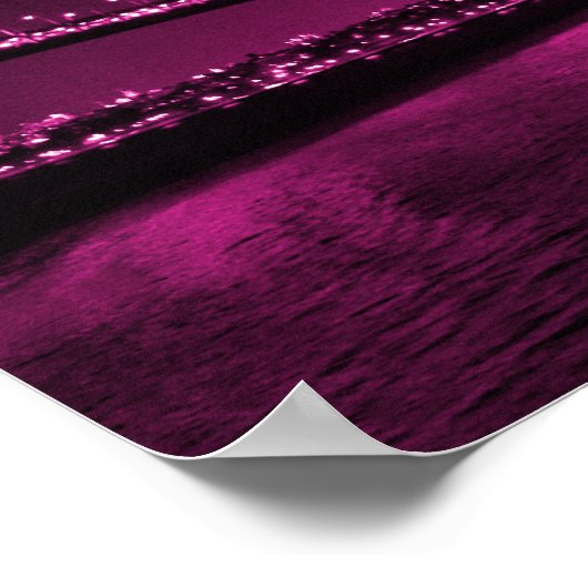 Druk op Verrazano Narrows Bridge Poster (Hoek)