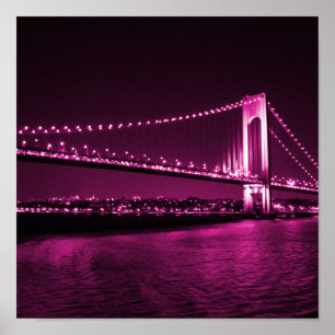 Druk op Verrazano Narrows Bridge Poster