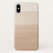 Druk op Warm Beige Waterverf Abstract #1 Case-Mate iPhone Case (Achterkant)