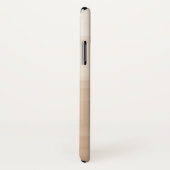 Druk op Warm Beige Waterverf Abstract #1 Case-Mate iPhone Case (Achterkant / rechts)