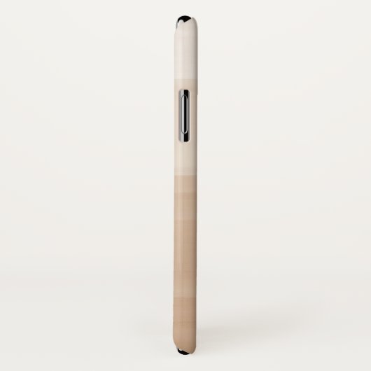 Druk op Warm Beige Waterverf Abstract #1 Case-Mate iPhone Case (Achterkant / rechts)
