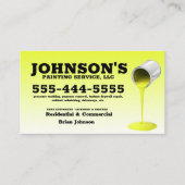 Druk op wassen en verven met details visitekaartje (Voorkant)